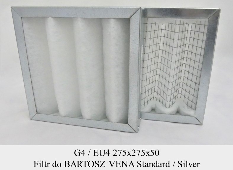 Filtry G4 do BARTOSZ VENA Standard (275x275x50)